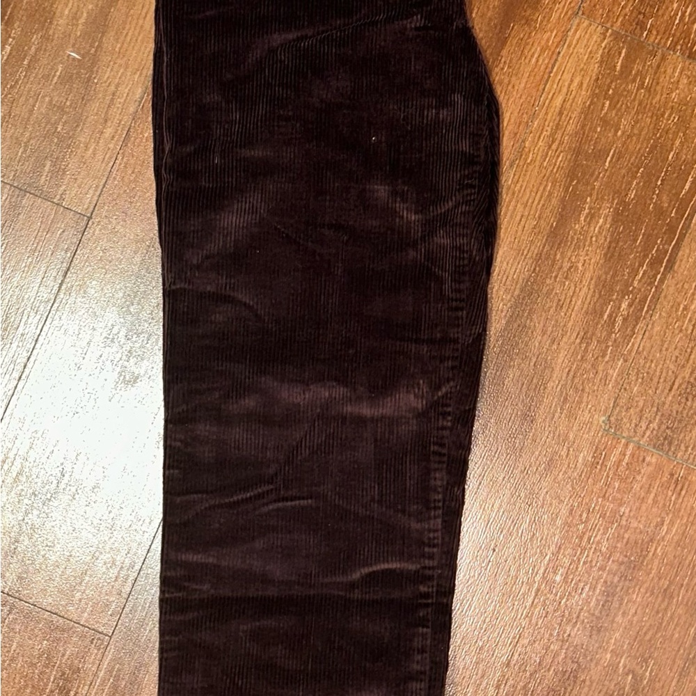 Ralph Lauren Rich Burgundy Corduroy Trousers - Picture 3 of 6